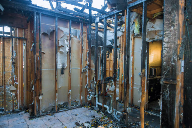 Professional Fire Damage Repair technician working in Sycamore, GA